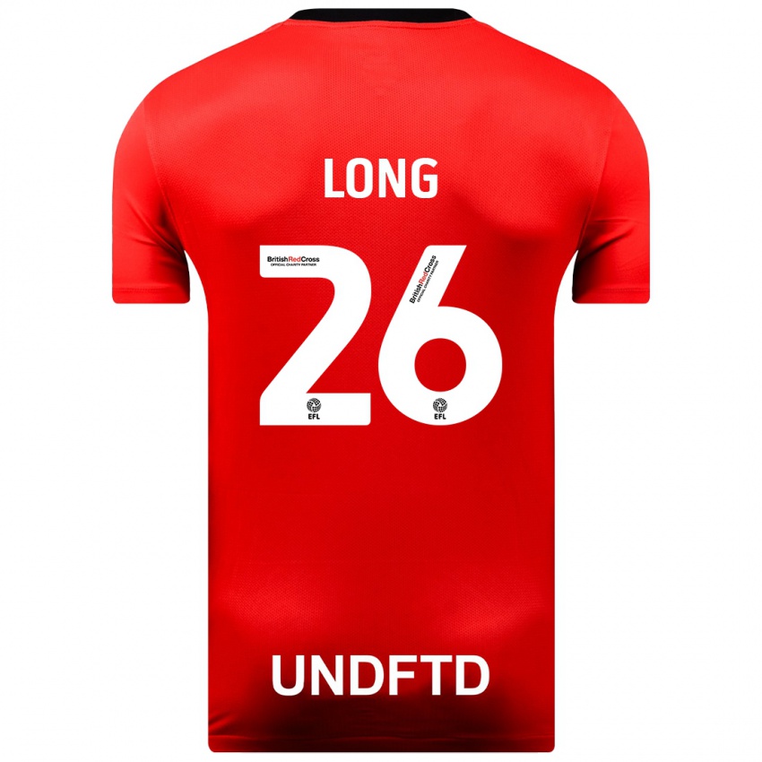 Mænd Kevin Long #26 Rød Udebane Spillertrøjer 2023/24 Trøje T-Shirt