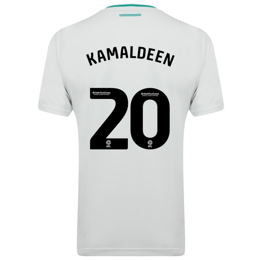 Mænd Kamaldeen Sulemana #20 Hvid Udebane Spillertrøjer 2023/24 Trøje T-Shirt