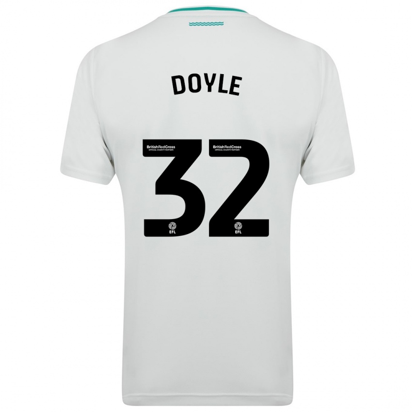 Mænd Kamari Doyle #32 Hvid Udebane Spillertrøjer 2023/24 Trøje T-Shirt