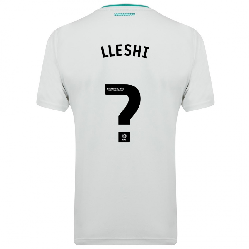 Mænd Henri Lleshi #0 Hvid Udebane Spillertrøjer 2023/24 Trøje T-Shirt