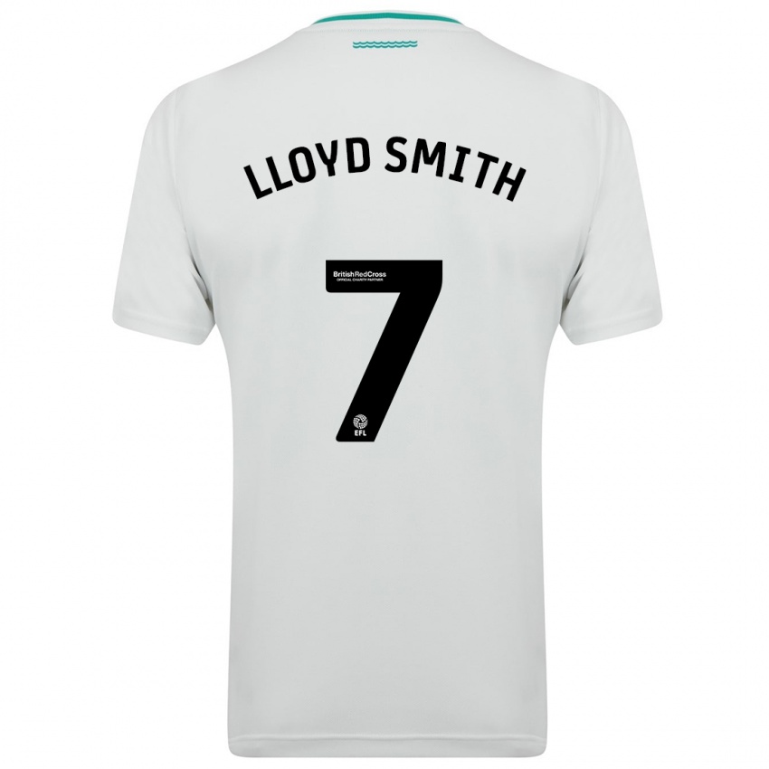 Mænd Lexi Lloyd-Smith #7 Hvid Udebane Spillertrøjer 2023/24 Trøje T-Shirt