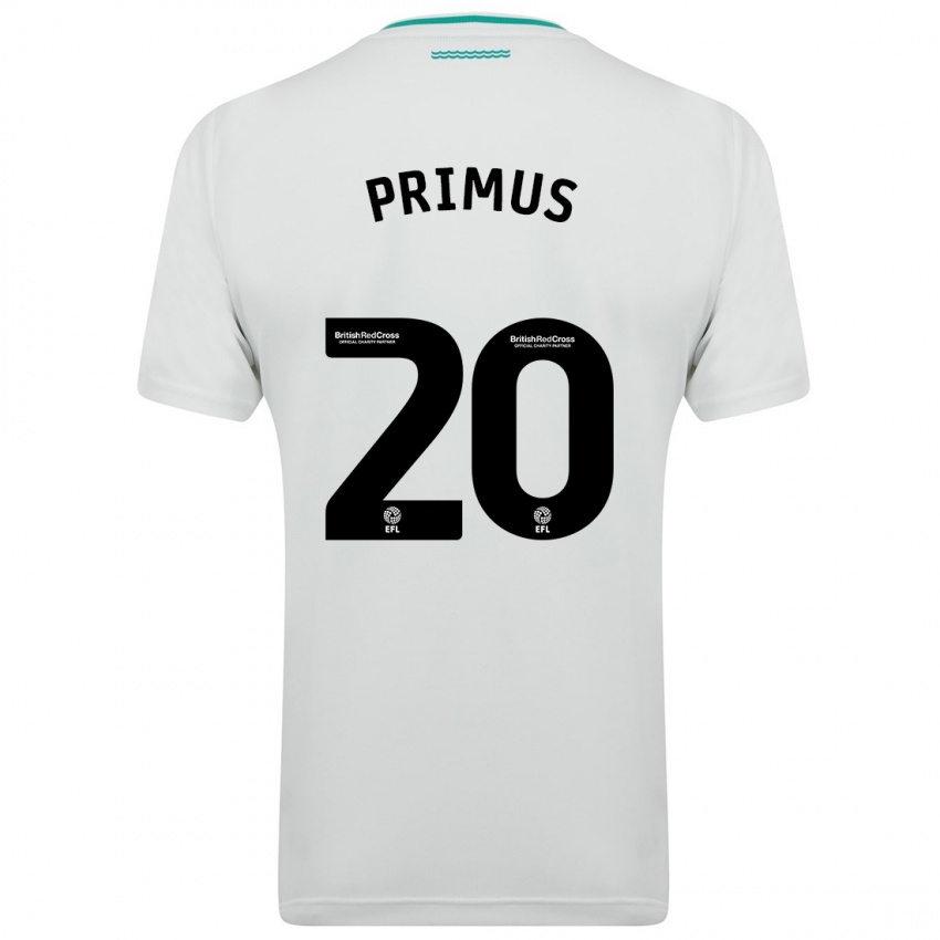 Mænd Atlanta Primus #20 Hvid Udebane Spillertrøjer 2023/24 Trøje T-Shirt