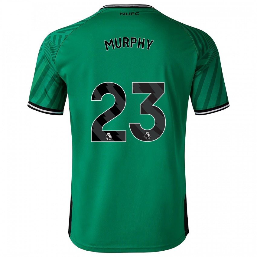 Mænd Jacob Murphy #23 Grøn Udebane Spillertrøjer 2023/24 Trøje T-Shirt