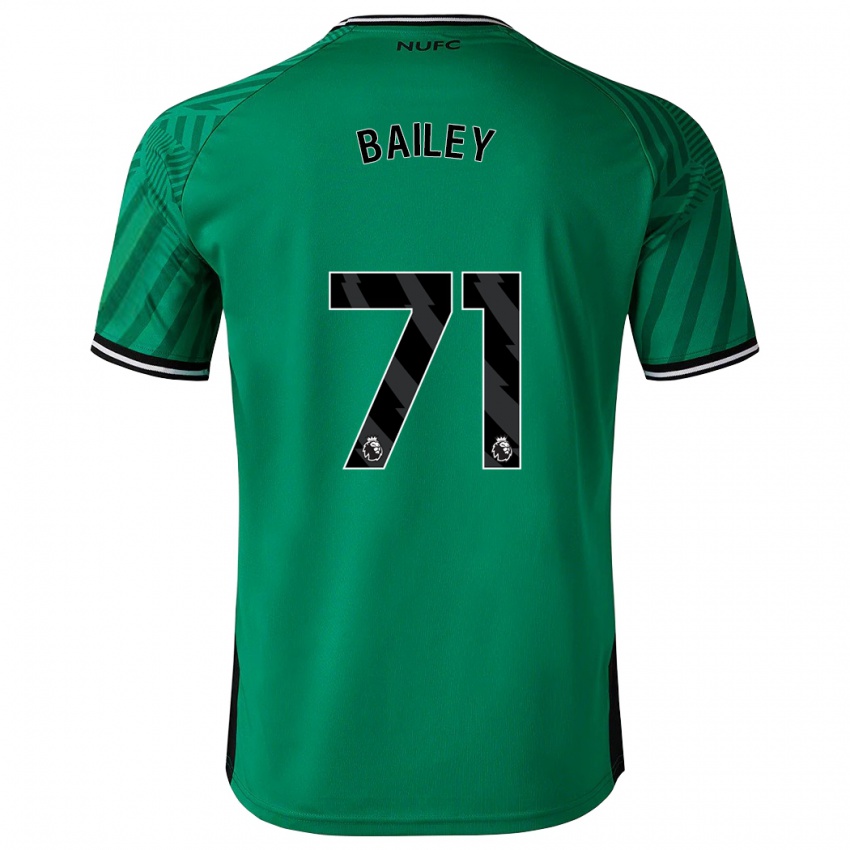 Mænd Scott Bailey #71 Grøn Udebane Spillertrøjer 2023/24 Trøje T-Shirt