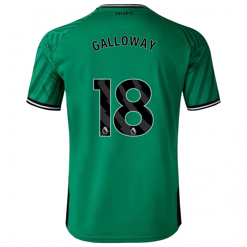 Mænd Bridget Galloway #18 Grøn Udebane Spillertrøjer 2023/24 Trøje T-Shirt