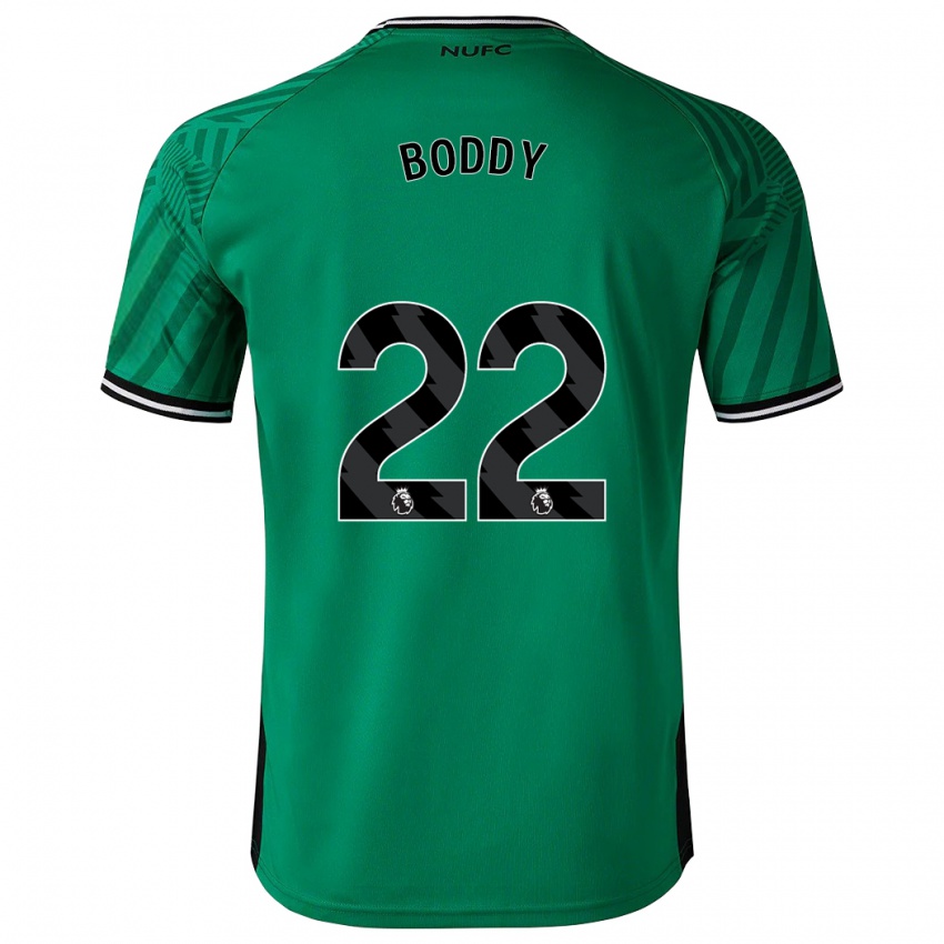 Mænd Elysia Boddy #22 Grøn Udebane Spillertrøjer 2023/24 Trøje T-Shirt