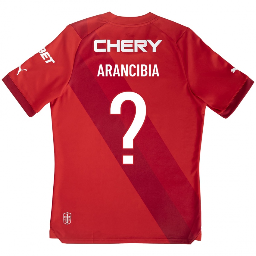 Mænd Carlos Arancibia #0 Rød Udebane Spillertrøjer 2023/24 Trøje T-Shirt
