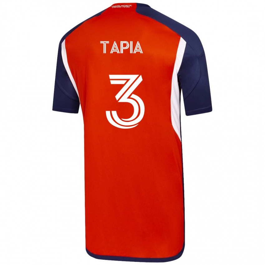 Mænd Ignacio Tapia #3 Hvid Udebane Spillertrøjer 2023/24 Trøje T-Shirt
