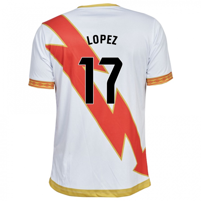Kvinder Unai Lopez #17 Hvid Hjemmebane Spillertrøjer 2023/24 Trøje T-Shirt