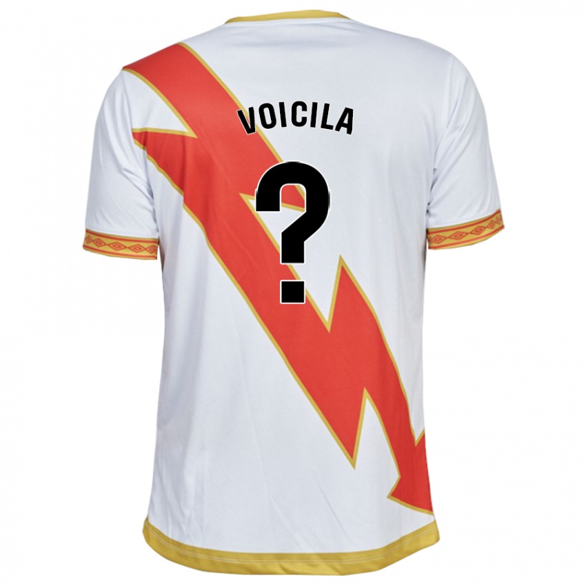 Kvinder Daniel Voicila #0 Hvid Hjemmebane Spillertrøjer 2023/24 Trøje T-Shirt