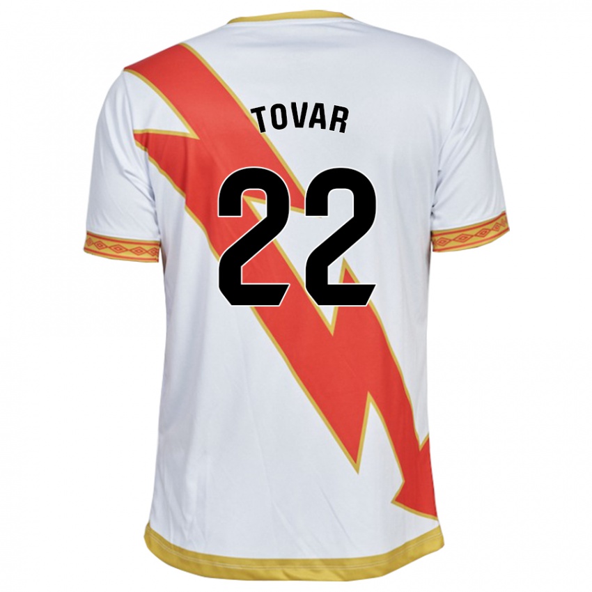 Kvinder Andrea Fernanda Tovar #22 Hvid Hjemmebane Spillertrøjer 2023/24 Trøje T-Shirt