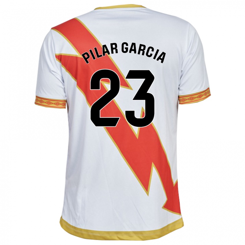 Kvinder María Pilar García Villalba #23 Hvid Hjemmebane Spillertrøjer 2023/24 Trøje T-Shirt