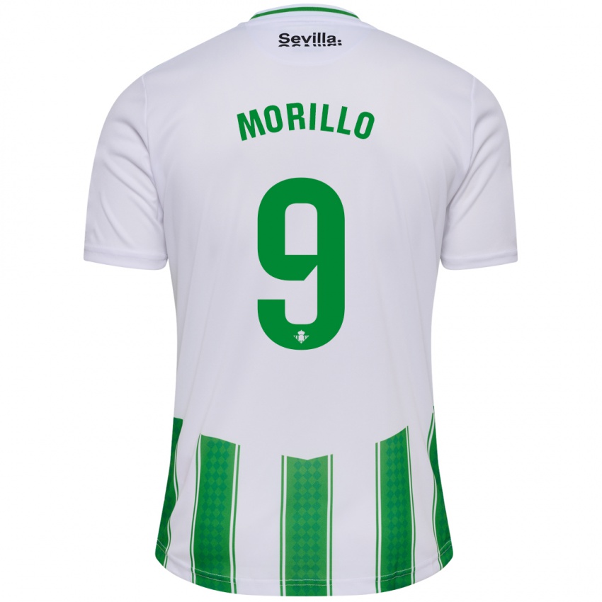 Kvinder Manu Morillo #9 Hvid Hjemmebane Spillertrøjer 2023/24 Trøje T-Shirt