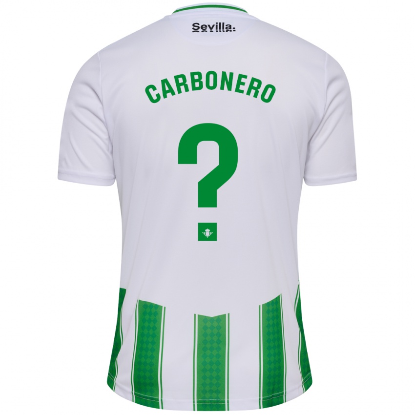 Kvinder Marco Carbonero #0 Hvid Hjemmebane Spillertrøjer 2023/24 Trøje T-Shirt
