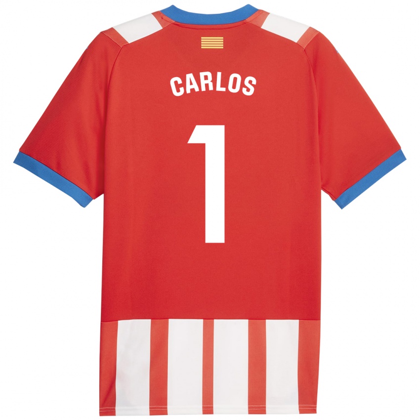 Kvinder Juan Carlos #1 Rød Hvid Hjemmebane Spillertrøjer 2023/24 Trøje T-Shirt