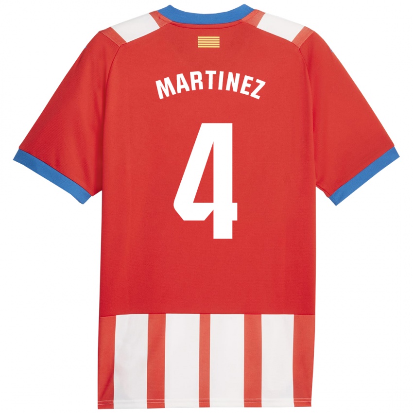 Kvinder Arnau Martínez #4 Rød Hvid Hjemmebane Spillertrøjer 2023/24 Trøje T-Shirt