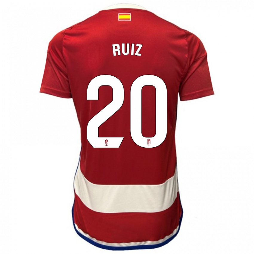 Kvinder Sergio Ruiz #20 Rød Hjemmebane Spillertrøjer 2023/24 Trøje T-Shirt