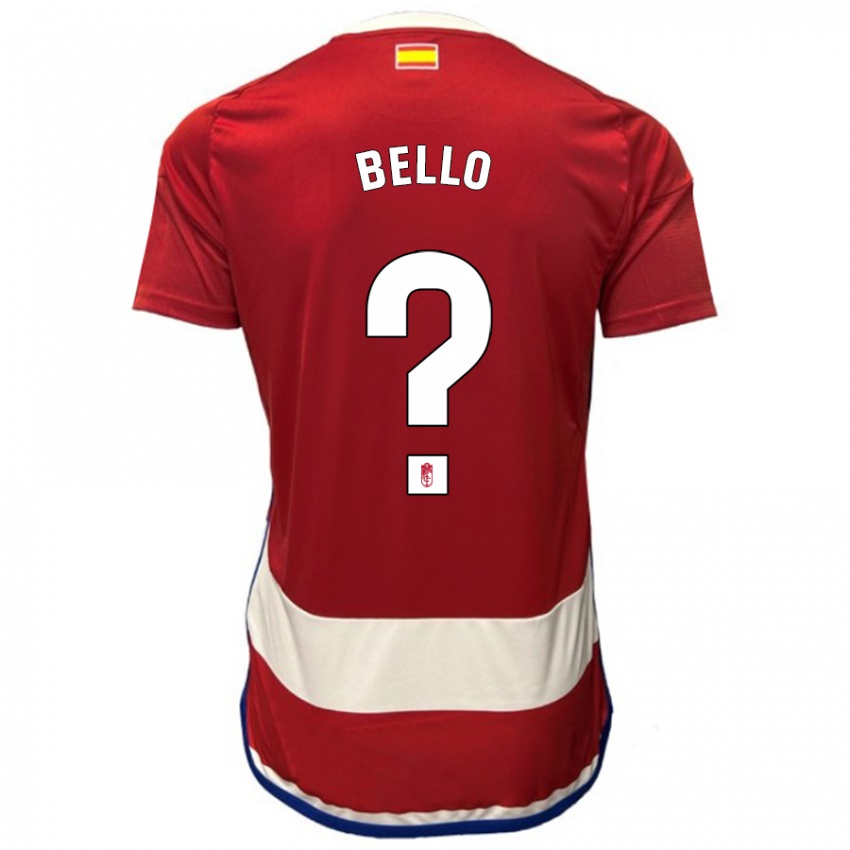 Kvinder Eghosa Augustine Bello #0 Rød Hjemmebane Spillertrøjer 2023/24 Trøje T-Shirt