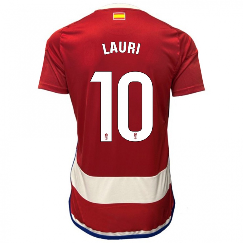 Kvinder Lauri #10 Rød Hjemmebane Spillertrøjer 2023/24 Trøje T-Shirt