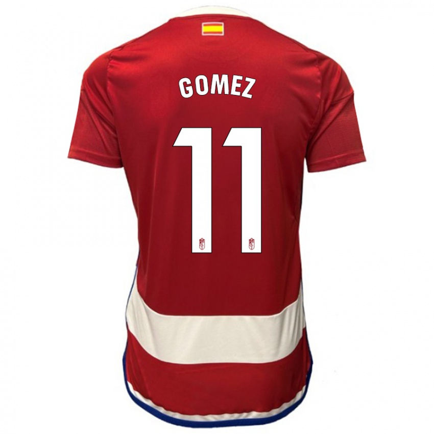 Kvinder Andrea Gómez #11 Rød Hjemmebane Spillertrøjer 2023/24 Trøje T-Shirt
