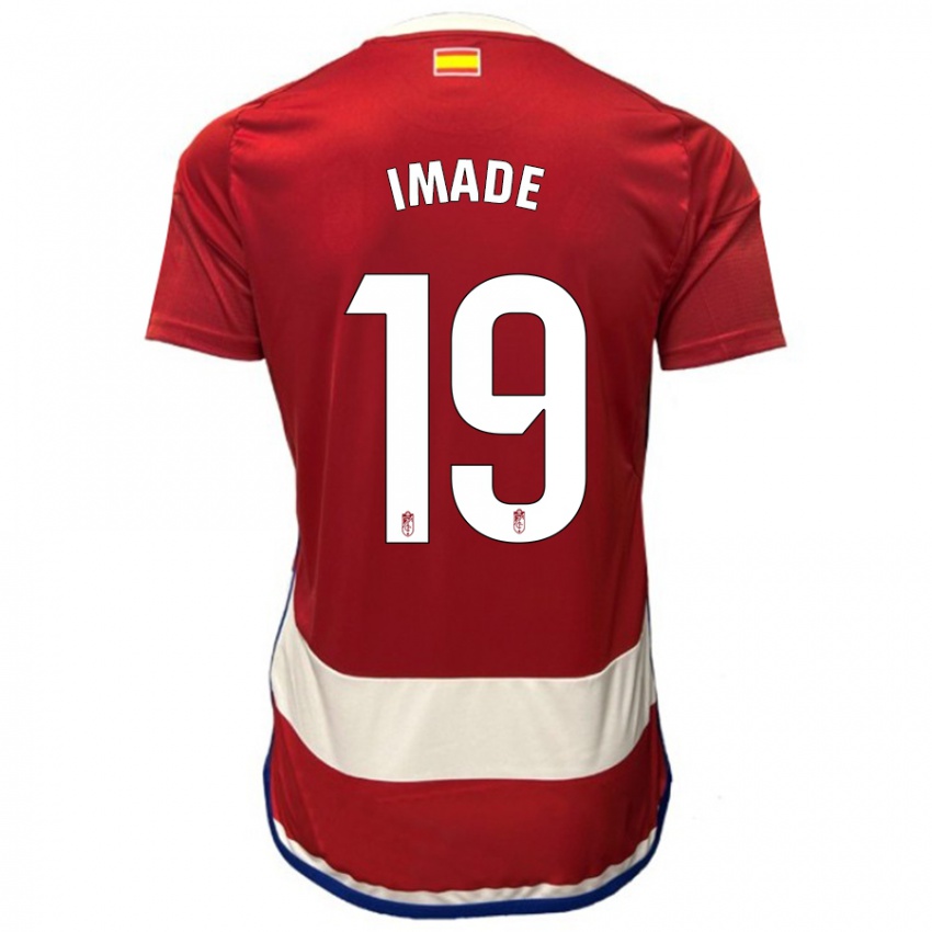 Kvinder Edna Imade #19 Rød Hjemmebane Spillertrøjer 2023/24 Trøje T-Shirt