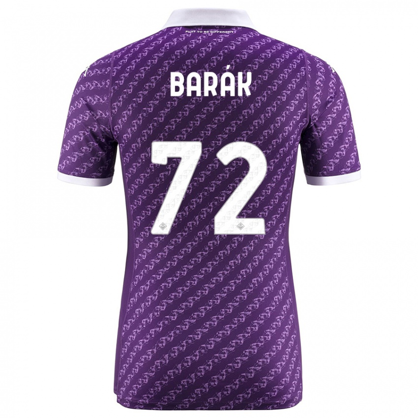 Kvinder Antonin Barak #72 Viol Hjemmebane Spillertrøjer 2023/24 Trøje T-Shirt