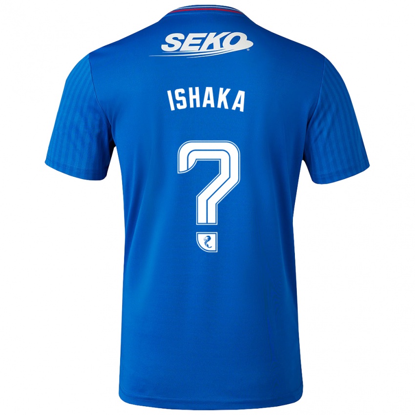 Kvinder Thompson Ishaka #0 Blå Hjemmebane Spillertrøjer 2023/24 Trøje T-Shirt