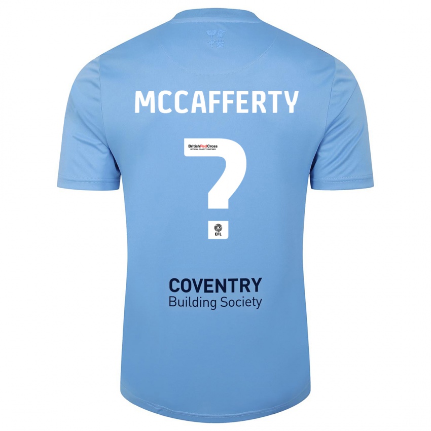 Kvinder Lewys Mccafferty #0 Himmelblå Hjemmebane Spillertrøjer 2023/24 Trøje T-Shirt