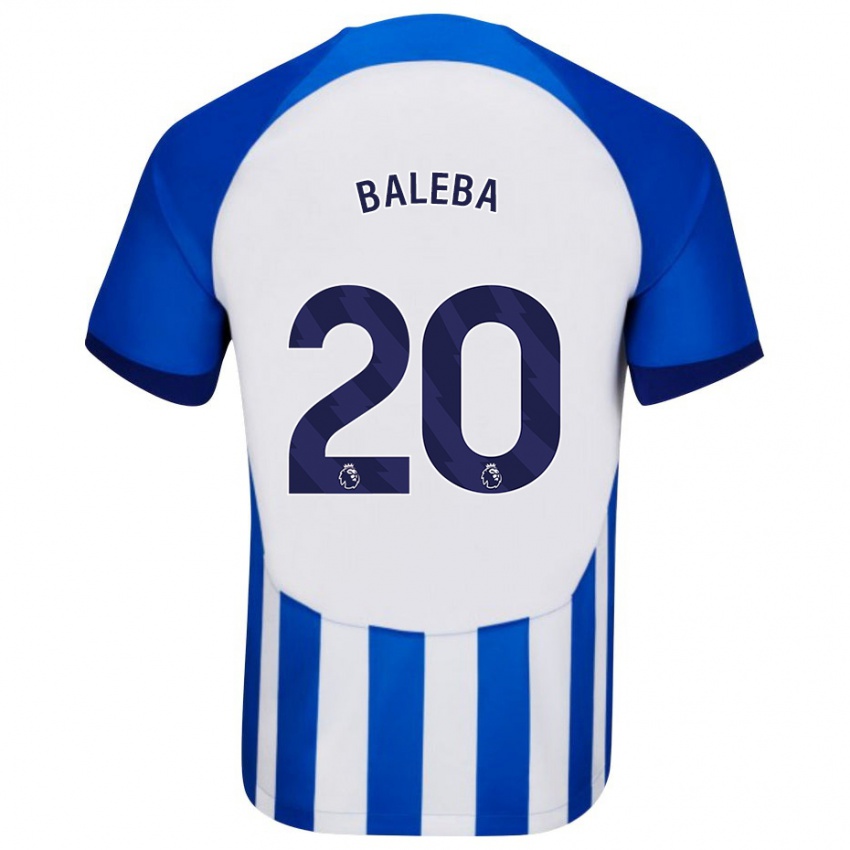 Kvinder Carlos Baleba #20 Blå Hjemmebane Spillertrøjer 2023/24 Trøje T-Shirt