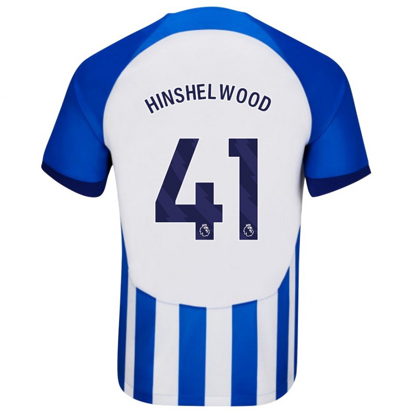 Kvinder Jack Hinshelwood #41 Blå Hjemmebane Spillertrøjer 2023/24 Trøje T-Shirt