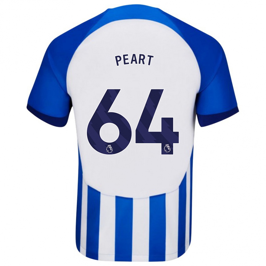 Kvinder Brody Peart #64 Blå Hjemmebane Spillertrøjer 2023/24 Trøje T-Shirt
