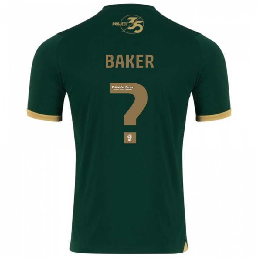 Kvinder Zak Baker #0 Grøn Hjemmebane Spillertrøjer 2023/24 Trøje T-Shirt