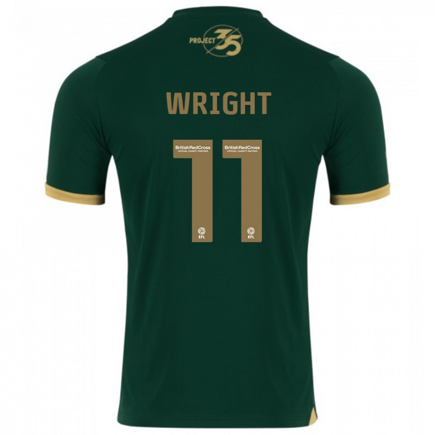 Kvinder Callum Wright #11 Grøn Hjemmebane Spillertrøjer 2023/24 Trøje T-Shirt