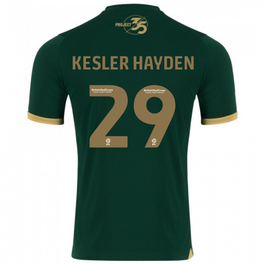 Kvinder Kaine Kesler Hayden #29 Grøn Hjemmebane Spillertrøjer 2023/24 Trøje T-Shirt