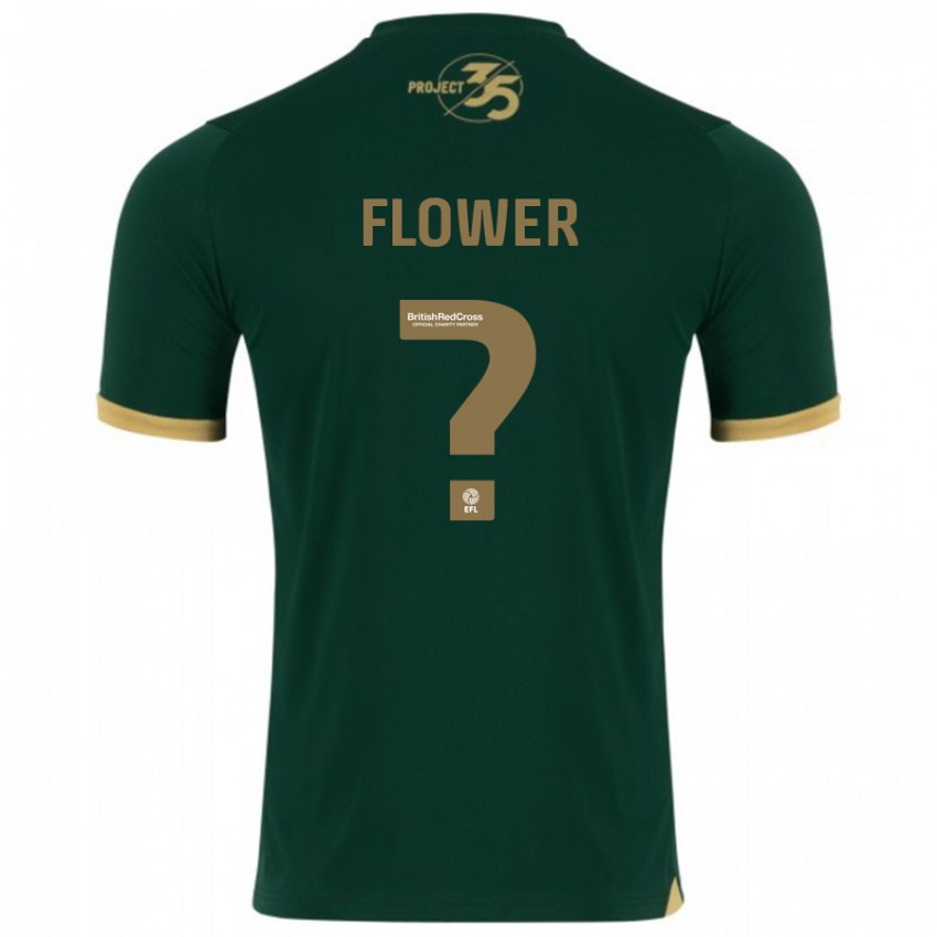 Kvinder Jack Flower #0 Grøn Hjemmebane Spillertrøjer 2023/24 Trøje T-Shirt