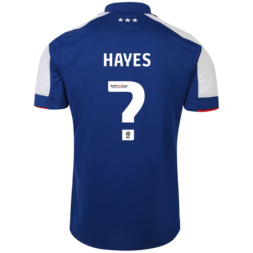Kvinder Nick Hayes #0 Blå Hjemmebane Spillertrøjer 2023/24 Trøje T-Shirt
