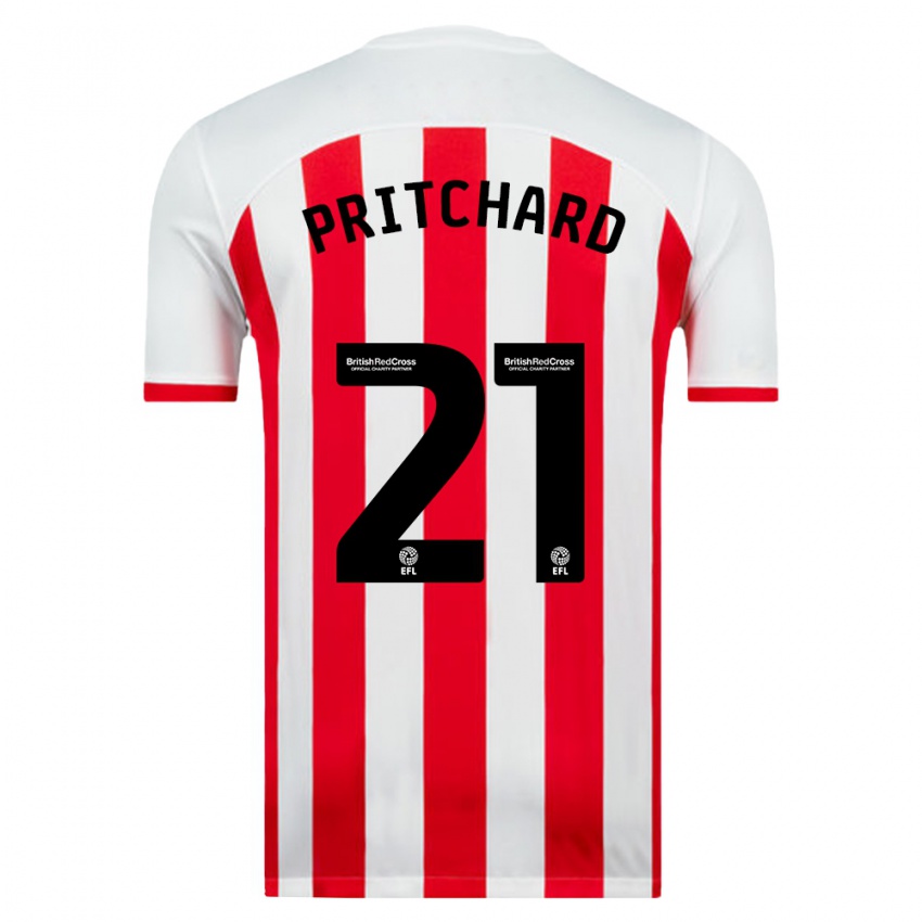 Kvinder Alex Pritchard #21 Hvid Hjemmebane Spillertrøjer 2023/24 Trøje T-Shirt