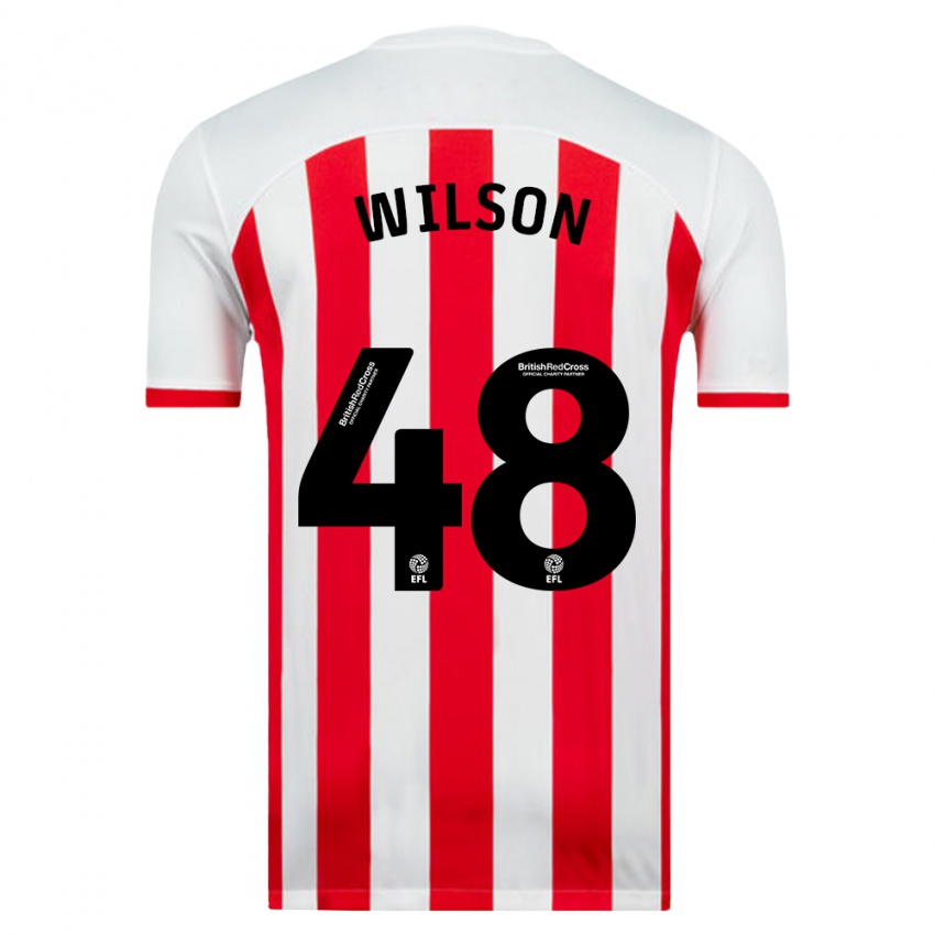 Kvinder Callum Wilson #48 Hvid Hjemmebane Spillertrøjer 2023/24 Trøje T-Shirt