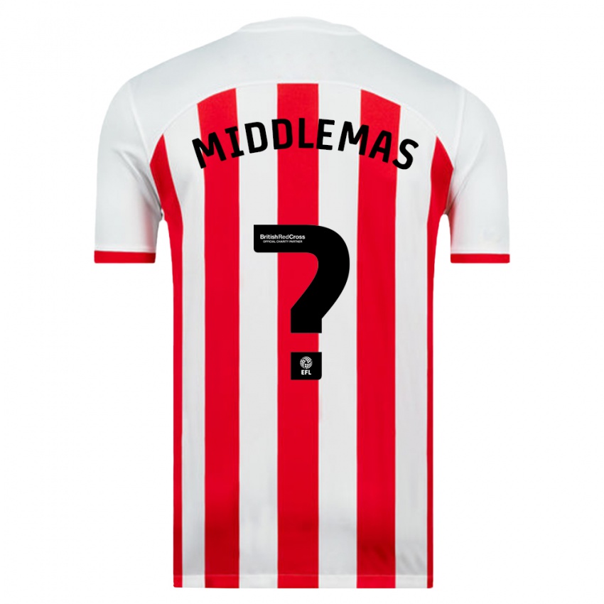 Kvinder Ben Middlemas #0 Hvid Hjemmebane Spillertrøjer 2023/24 Trøje T-Shirt