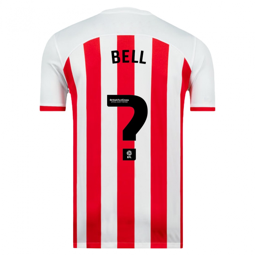 Kvinder Luke Bell #0 Hvid Hjemmebane Spillertrøjer 2023/24 Trøje T-Shirt