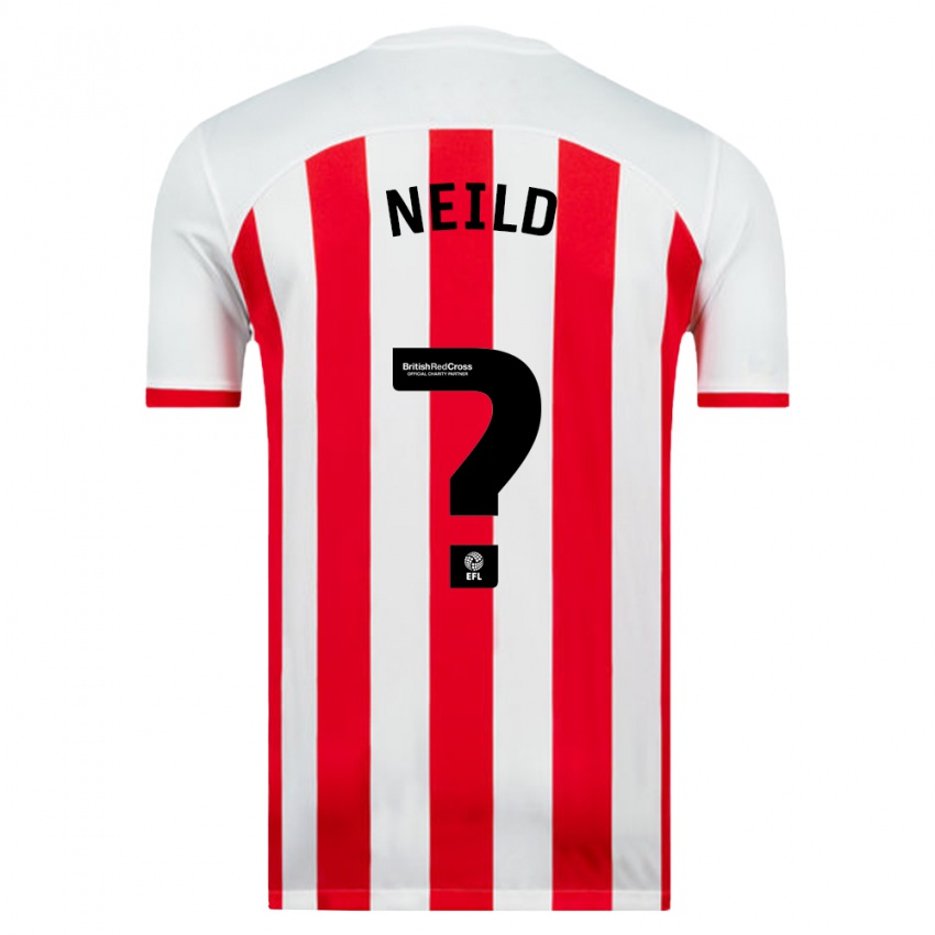 Kvinder Joe Neild #0 Hvid Hjemmebane Spillertrøjer 2023/24 Trøje T-Shirt