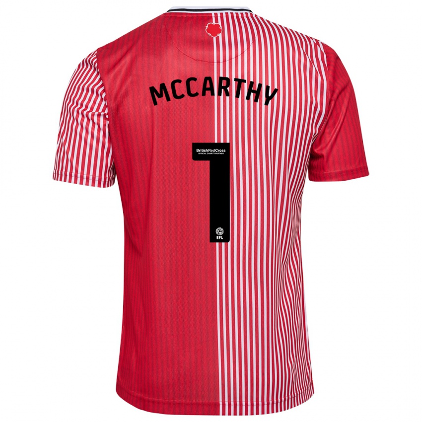 Kvinder Alex Mccarthy #1 Rød Hjemmebane Spillertrøjer 2023/24 Trøje T-Shirt