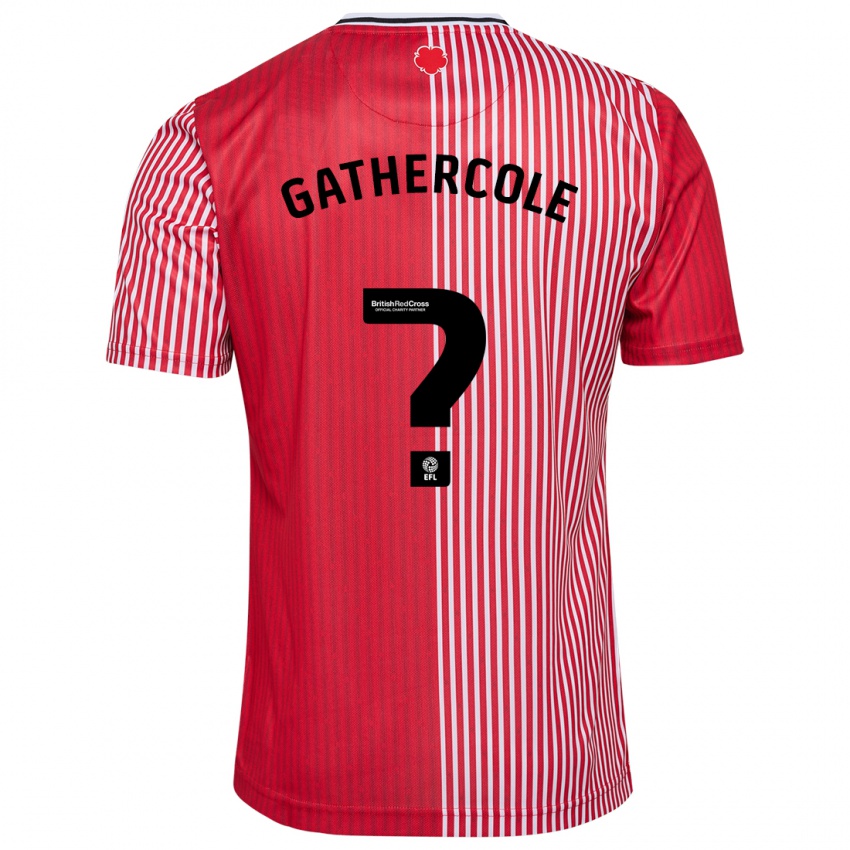 Kvinder Harry Gathercole #0 Rød Hjemmebane Spillertrøjer 2023/24 Trøje T-Shirt