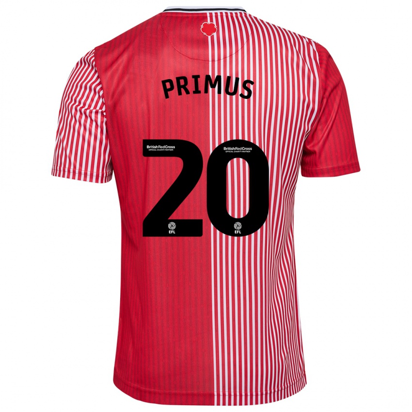 Kvinder Atlanta Primus #20 Rød Hjemmebane Spillertrøjer 2023/24 Trøje T-Shirt