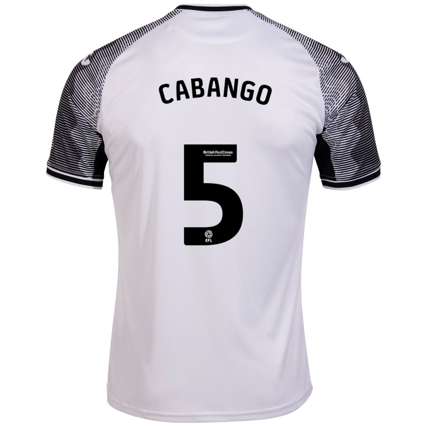 Kvinder Ben Cabango #5 Hvid Hjemmebane Spillertrøjer 2023/24 Trøje T-Shirt
