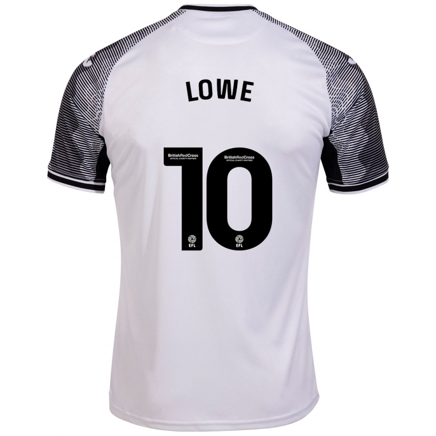 Kvinder Jamal Lowe #10 Hvid Hjemmebane Spillertrøjer 2023/24 Trøje T-Shirt
