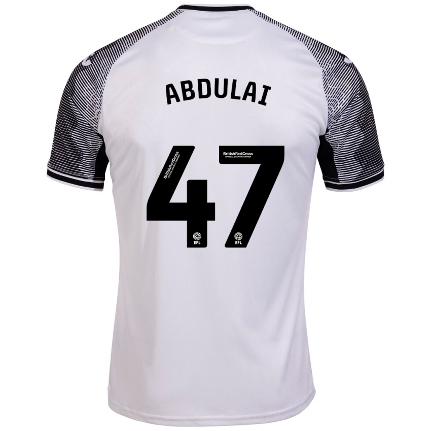 Kvinder Azeem Abdulai #47 Hvid Hjemmebane Spillertrøjer 2023/24 Trøje T-Shirt
