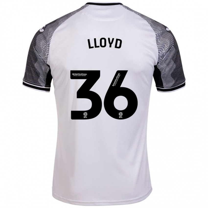 Kvinder Ben Lloyd #36 Hvid Hjemmebane Spillertrøjer 2023/24 Trøje T-Shirt