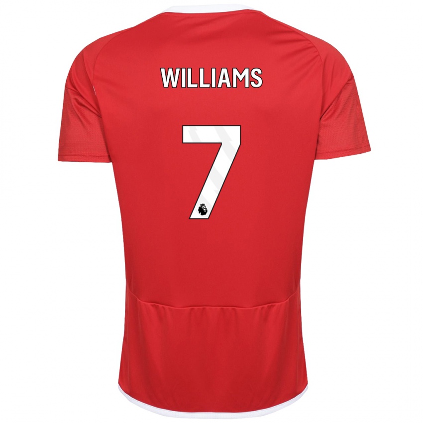 Kvinder Neco Williams #7 Rød Hjemmebane Spillertrøjer 2023/24 Trøje T-Shirt