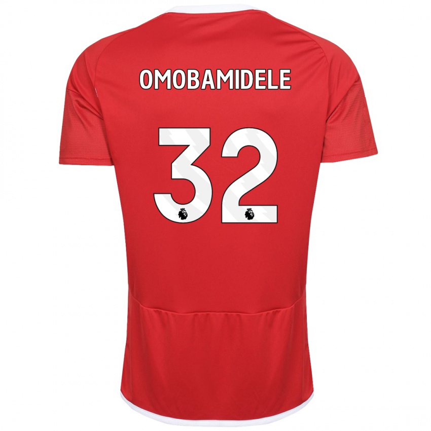 Kvinder Andrew Omobamidele #32 Rød Hjemmebane Spillertrøjer 2023/24 Trøje T-Shirt